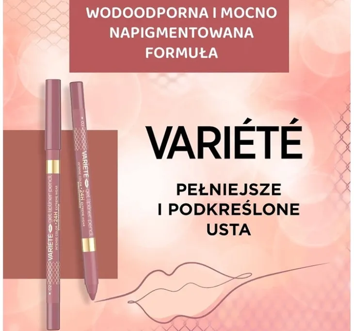 Eveline Cosmetics Variété konturówka do ust 08 Dessert Rose 9 ml