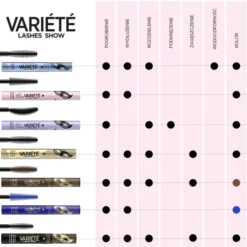 Eveline Cosmetics Variété Lashes Show pogrubiająco-wydłużający tusz do rzęs 10 ml