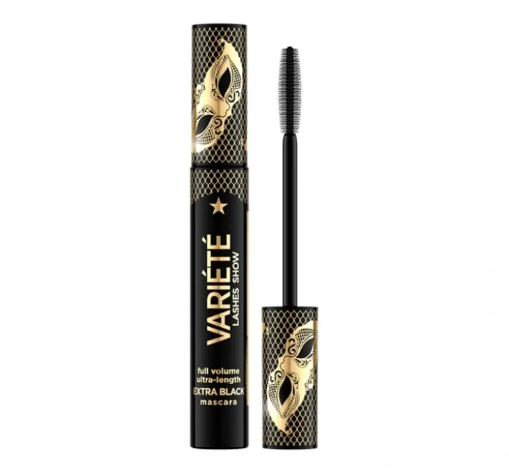Eveline Cosmetics Variété Lashes Show pogrubiająco-wydłużający tusz do rzęs Extra Black 10 ml