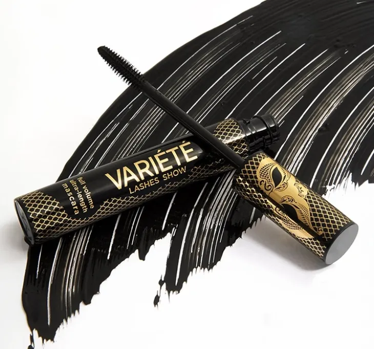 Eveline Cosmetics Variété Lashes Show pogrubiająco-wydłużający tusz do rzęs Extra Black 10 ml