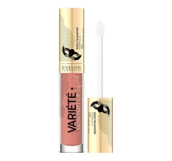 Eveline Cosmetics Variété pomadka w płynie 01 Carmel Cake 4,5 ml