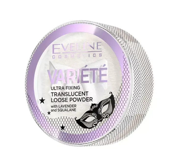 Eveline Cosmetics Variété transparentny puder sypki z lawendą i skwalanem 5 g