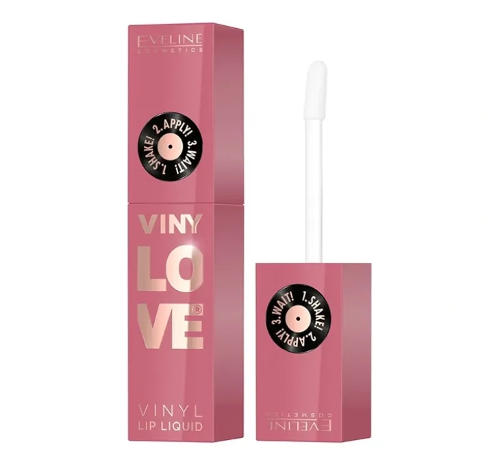 Eveline Cosmetics Vinylove długotrwała pomadka w płynie z winylowym wykończeniem 05 Rosy 4 ml