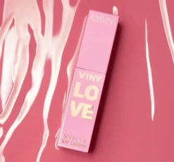 Eveline Cosmetics Vinylove długotrwała pomadka w płynie z winylowym wykończeniem 01 Pinky 4 ml