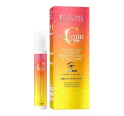 Eveline Cosmetics Vitamin C 3 x Action rozjaśniająco-chłodzące serum pod oczy roll-on 15 ml