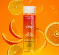 Eveline Cosmetics Vitamin C 3 x Action nawilżająco-rozświetlający tonik 200 ml