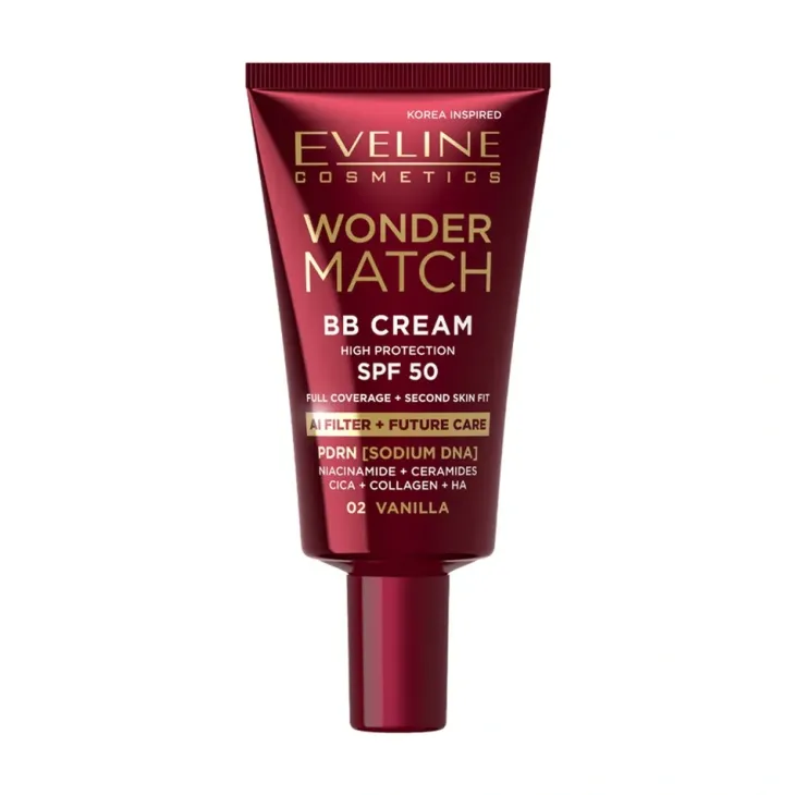Eveline Cosmetics Wonder Match kryjący krem BB z SPF50 02 Vanilla 30 ml