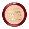 Eveline Cosmetics Wonder Match satynowy puder do twarzy o ultralekkiej formule 7 g