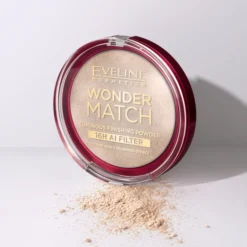 Eveline Cosmetics Wonder Match satynowy puder do twarzy o ultralekkiej formule 7 g