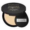 Eveline Cosmetics Wonder Match matowy puder prasowany z filtrem ochronnym SPF30 02 Medium Beige 8 g