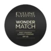 Eveline Cosmetics Wonder Match matowy puder prasowany z filtrem ochronnym SPF30 02 Medium Beige 8 g