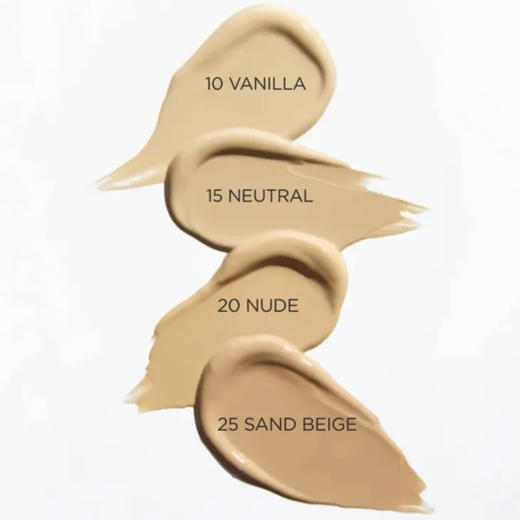 Eveline Cosmetics Wonder Match Lumi All Day Glow rozświetlający podkład w płynie z niacynamidem i PDRN 10 Vanilla 30 ml