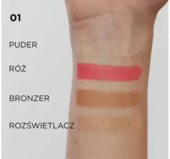 Eveline Cosmetics Wonder Match paleta do konturowania twarzy 01 10,8 g