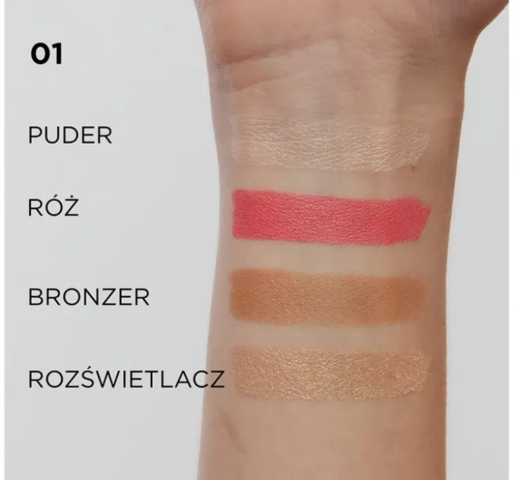 Eveline Cosmetics Wonder Match paleta do konturowania twarzy 01 10,8 g