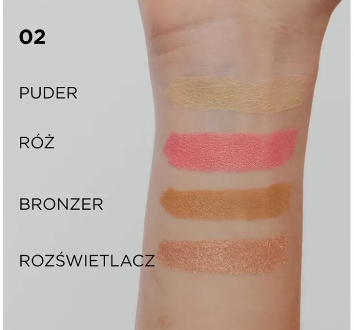 Eveline Cosmetics Wonder Match paleta do konturowania twarzy 02 10,8 g