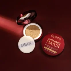 Eveline Cosmetics Wonder Match kryjący podkład cushion z niacynamidem i kwasem hialuronowym 02W Vanilla 15 g