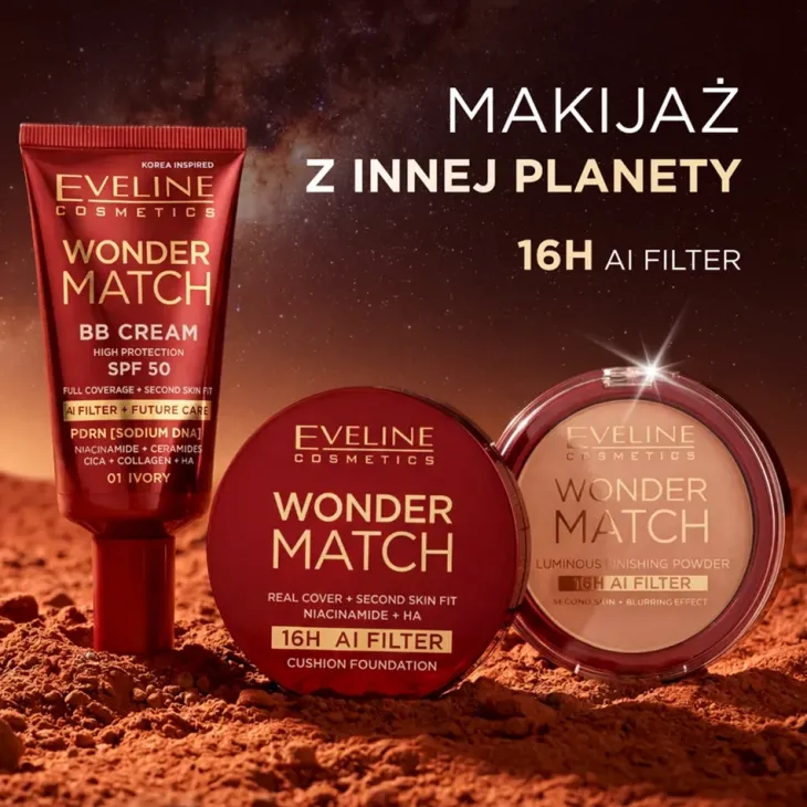 Eveline Cosmetics Wonder Match kryjący krem BB z SPF50 04 Beige 30 ml