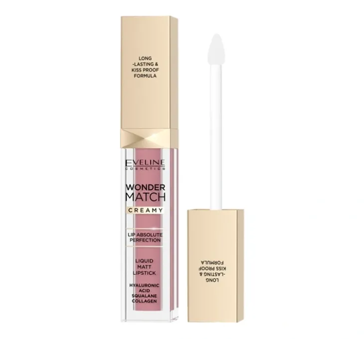 Eveline Cosmetics Wonder Match matowa pomadka w płynie 11 A Sweet Pink 6,8 ml