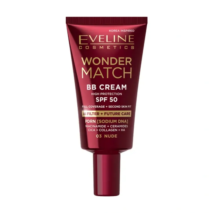 Eveline Cosmetics Wonder Match kryjący krem BB z SPF50 03 Nude 30 ml