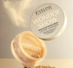 Eveline Cosmetics Wonder Show sypki puder do twarzy i ciała Maxi Glam 6 g