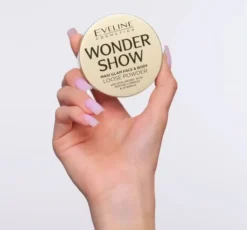 Eveline Cosmetics Wonder Show sypki puder do twarzy i ciała Maxi Glam 6 g