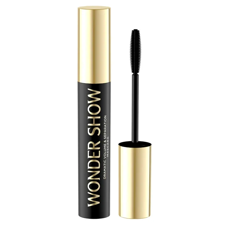 Eveline Cosmetics Wonder Show pogrubiająco-rozdzielający tusz do rzęs Intense Black 7 ml