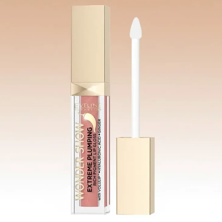 Eveline Cosmetics Wonder Show błyszczyk powiększający usta 02 Dream Nude 6,8 ml