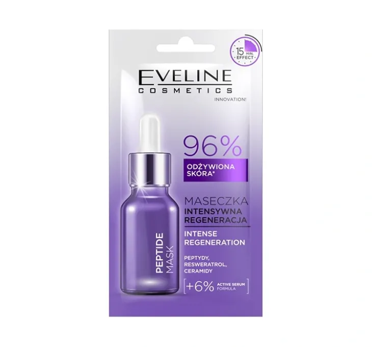Eveline Peptide Mask intensywnie regenerująca maseczka do twarzy 8 ml