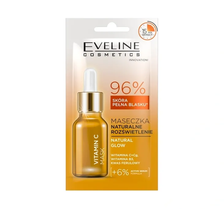 Eveline Vitamin C Mask naturalnie rozświetlająca maseczka do twarzy 8 ml
