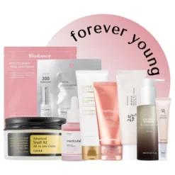 eZebra K-Beauty Set Rytuał Przeciwstarzeniowy Forever Young zestaw koreańskich kosmetyków przeciwstarzeniowych