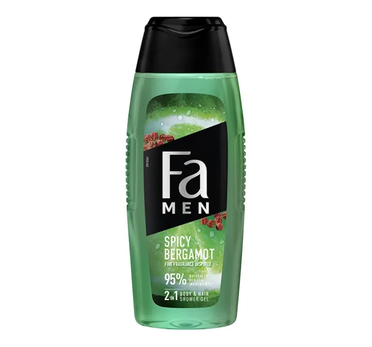 Fa Men Spicy Bergamot żel pod prysznic dla mężczyzn 2w1 400 ml