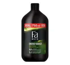 Fa Men Sport Energy Boost żel pod prysznic 3w1 do twarzy ciała i włosów 750 ml