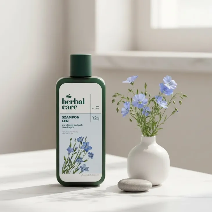 Farmona Herbal Care szampon do włosów suchych i łamliwych Len 330 ml