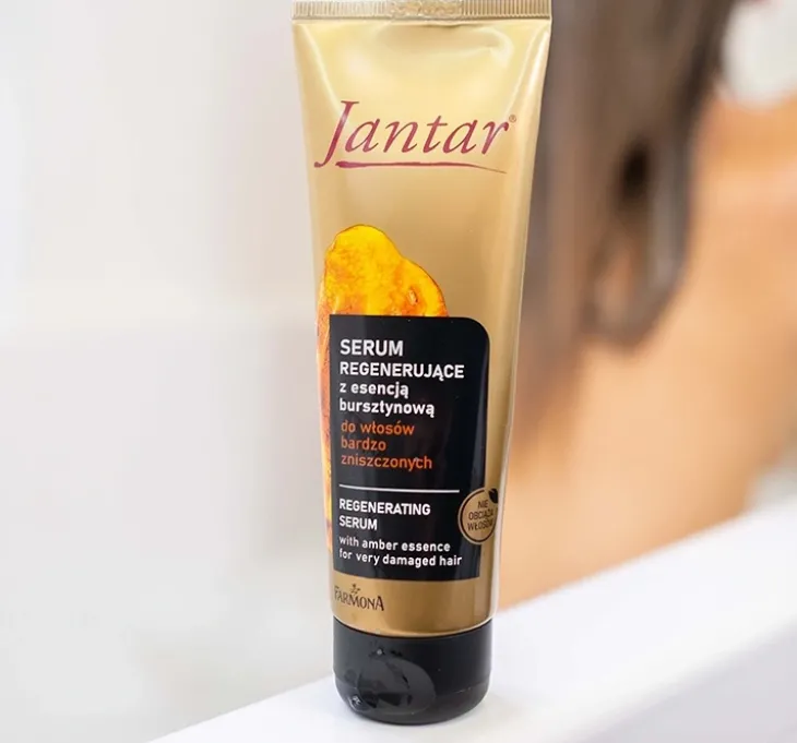 Farmona Jantar serum regenerujące do włosów suchych i łamliwych z esencją bursztynową 100 ml