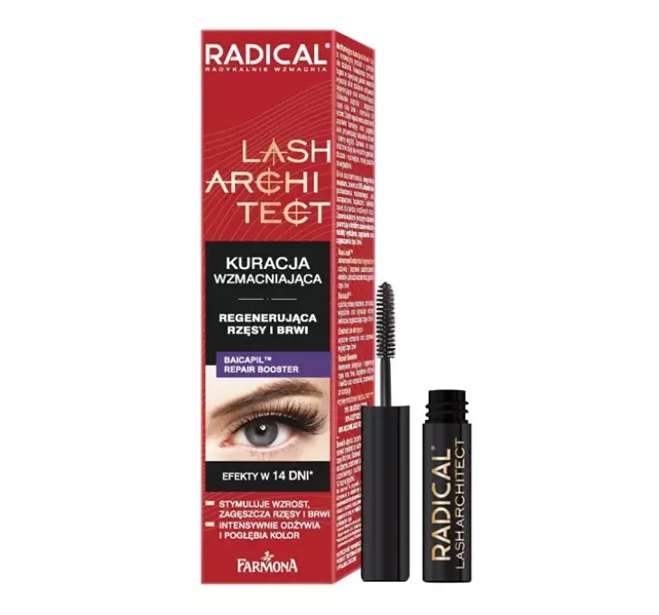 Farmona Radical Lash Architect kuracja wzmacniająca rzęsy i brwi 5 ml