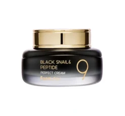 Farmstay Black Snail & Peptide9 przeciwzmarszczkowy krem ze śluzem ślimaka 55 ml