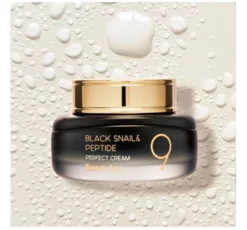 Farmstay Black Snail & Peptide9 przeciwzmarszczkowy krem ze śluzem ślimaka 55 ml