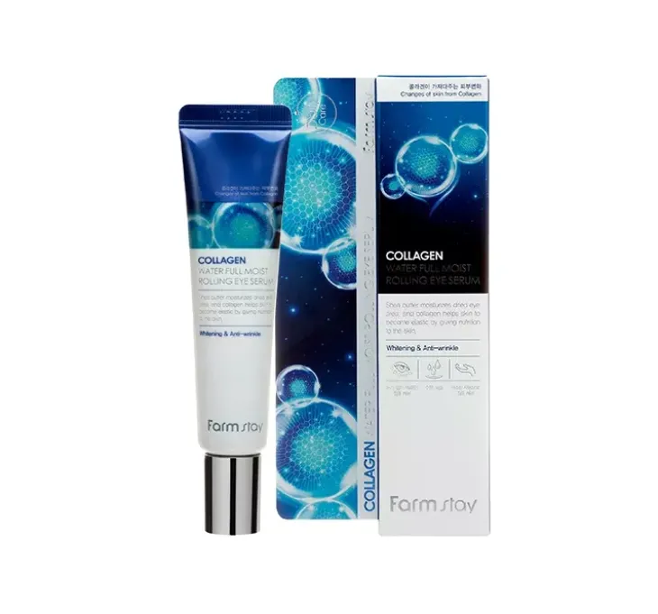 Farmstay Collagen kolagenowe serum pod oczy roller 25 ml