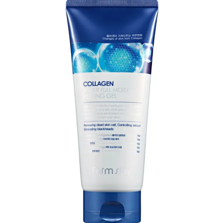 Farmstay Collagen kolagenowy żel peelingujący do twarzy 180 ml
