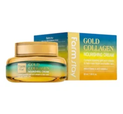 Farmstay Gold Collagen odżywczy krem do twarzy ze złotem i kolagenem 55 ml