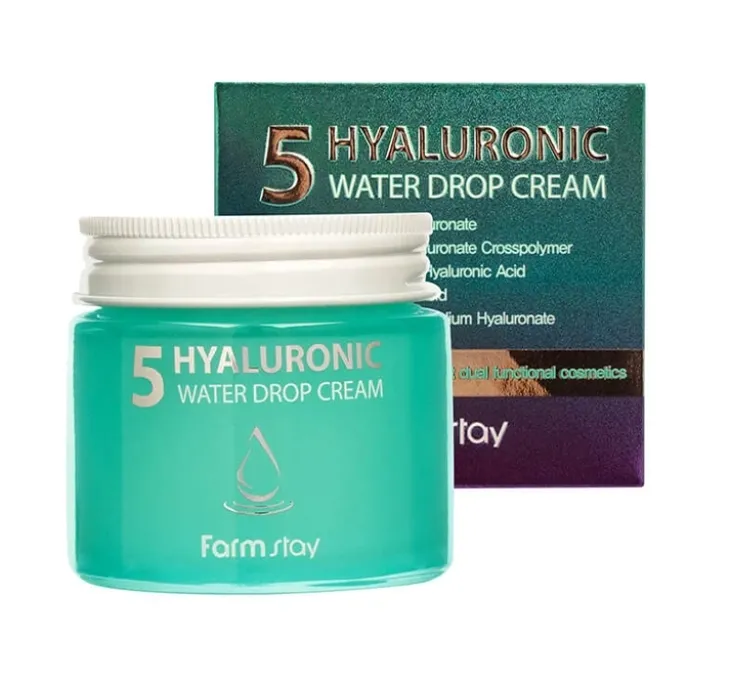 Farmstay Hyaluronic 5 nawilżający krem z kwasem hialuronowym 80 ml