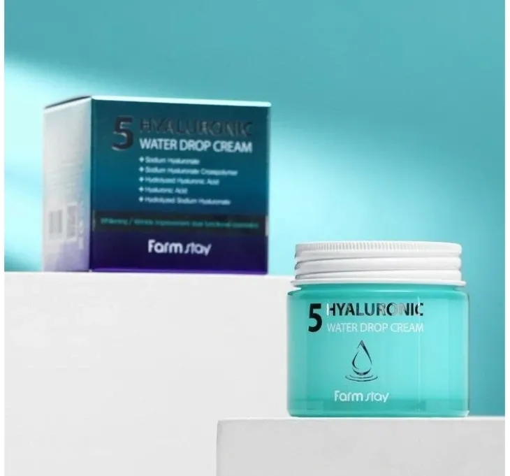 Farmstay Hyaluronic 5 nawilżający krem z kwasem hialuronowym 80 ml