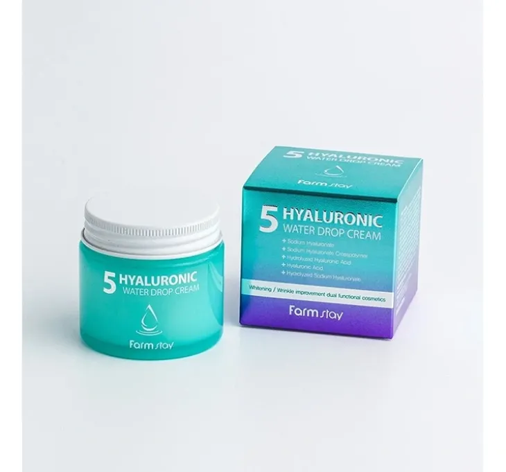 Farmstay Hyaluronic 5 nawilżający krem z kwasem hialuronowym 80 ml