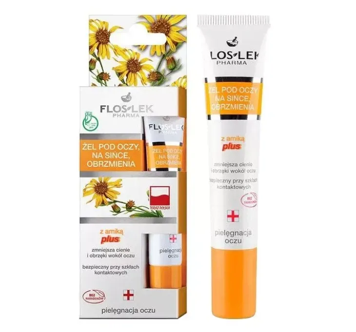 Floslek żel do powiek i pod oczy Arnika Plus 15 ml