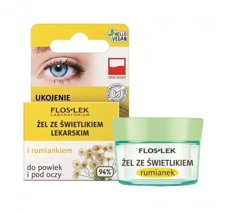 Floslek żel do powiek i pod oczy Świetlik, Rumianek 10 g