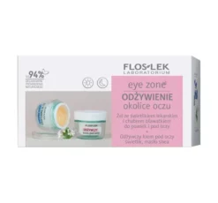 Floslek Odżywienie zestaw żel do powiek i pod oczy 10 g + krem pod oczy 15 ml
