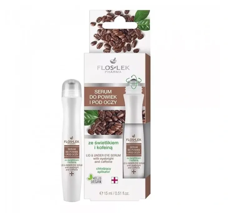 Floslek serum do powiek i pod oczy ze świetlikiem i kofeiną 15 ml