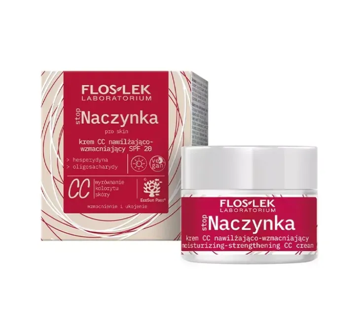 Floslek Stop Naczynka krem CC nawilżająco-wzmacniający SPF20 50 ml