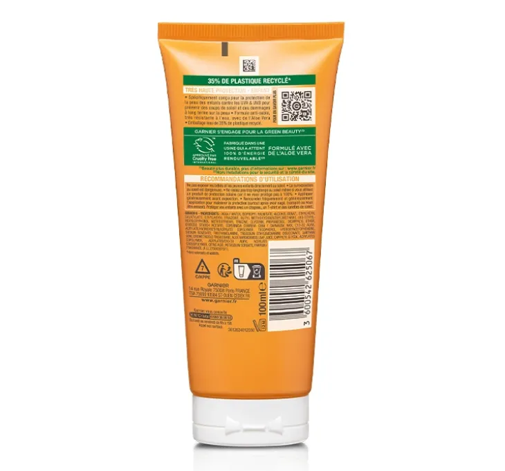 Garnier Ambre Solaire Kids Protect ochronny balsam dla dzieci z filtrem SPF50+ 100 ml