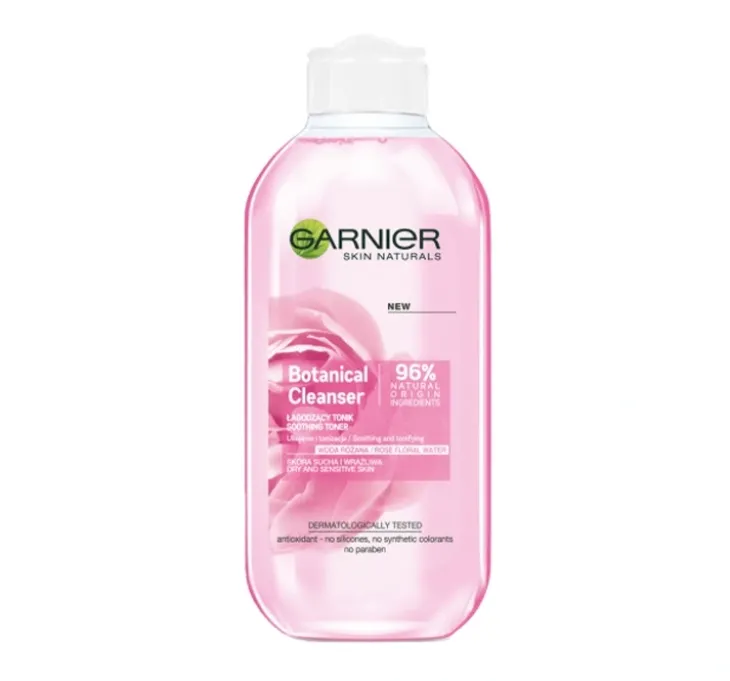 Garnier Botanical Cleanser łagodzący tonik do twarzy skóra sucha i wrażliwa 200 ml